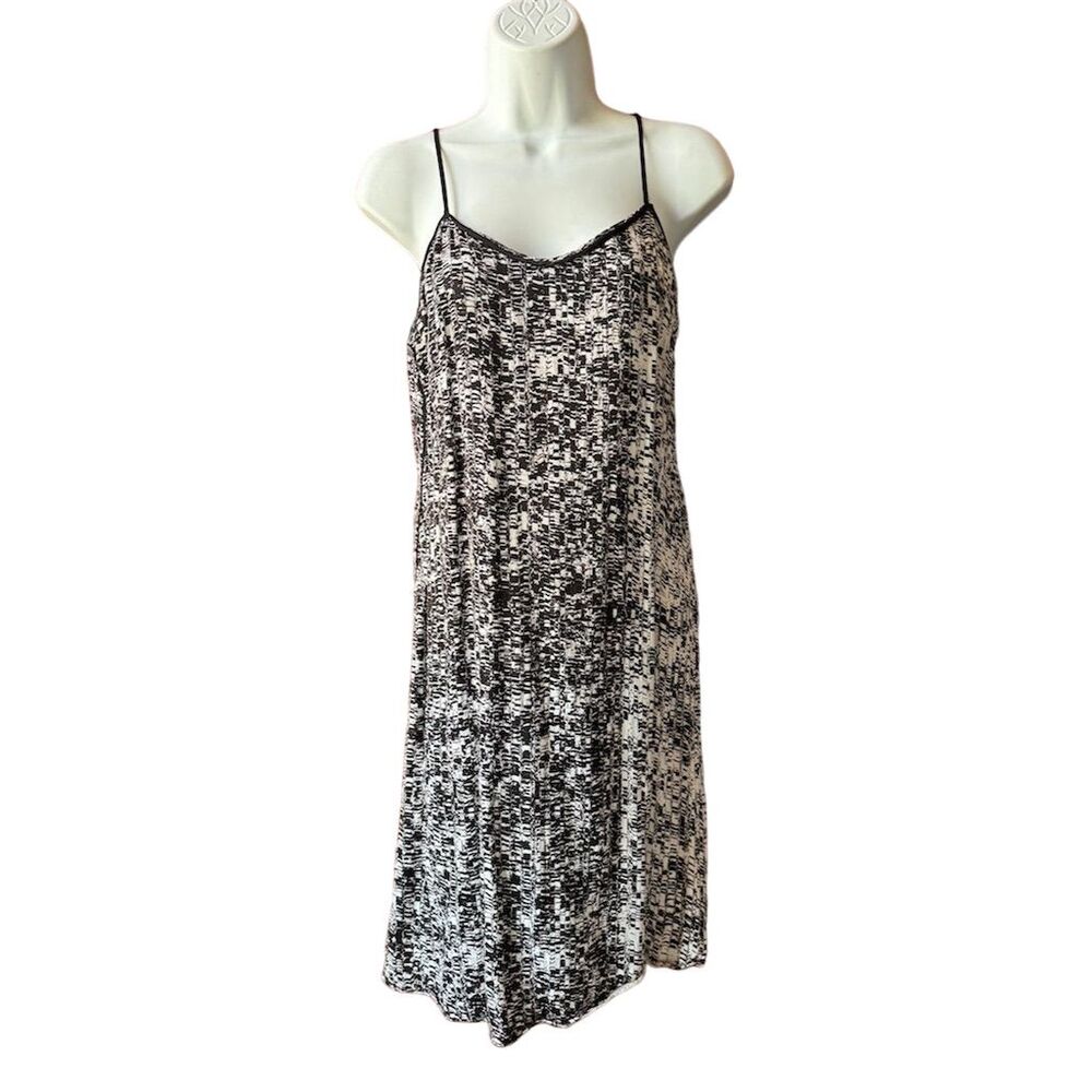 Calvin Klein Women's Strappy Mini Dress Black & White Size S